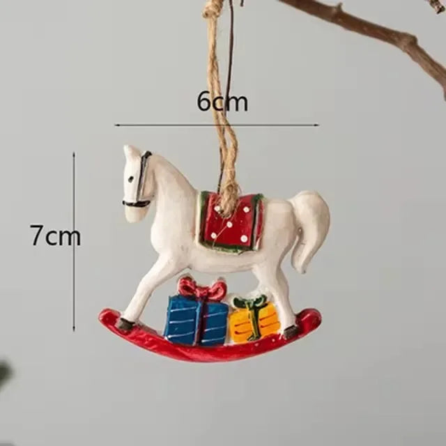 Klassische Weihnachtsdeko – Hängende Weihnachtsstrümpfe mit Elchmotiv | Karnz