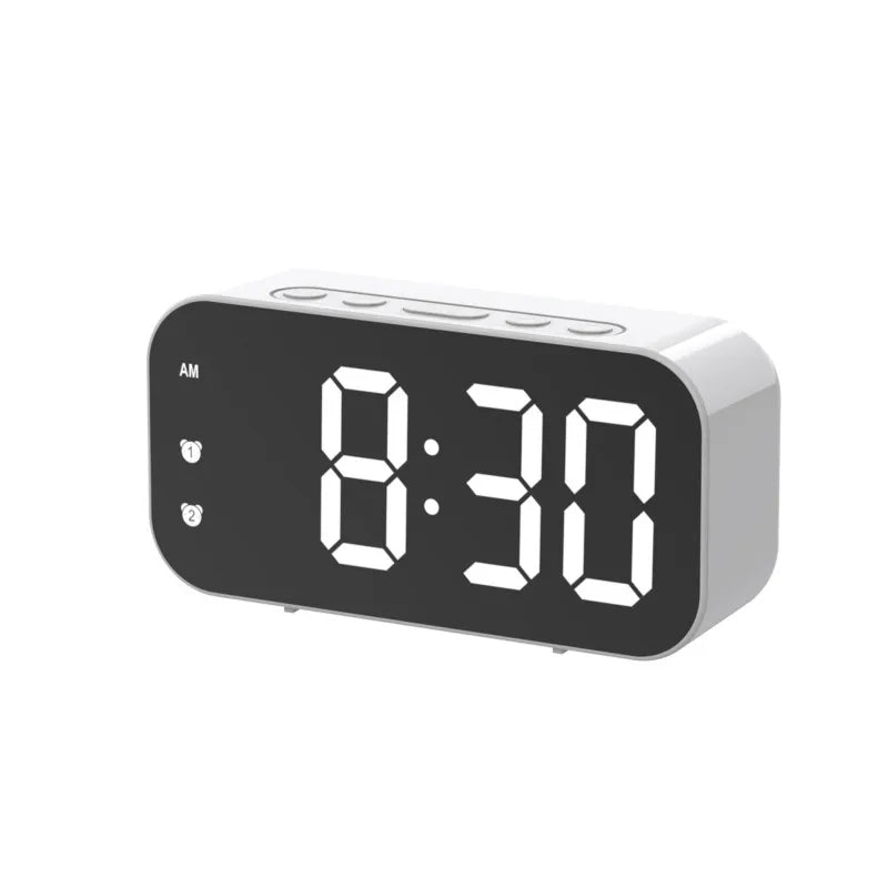 Moderner LED-Wecker mit Temperaturanzeige und Dual-Alarmfunktion – Perfekt für Schlafzimmer, Büro und als stilvolle Nachttisch-Dekoration | Karnz