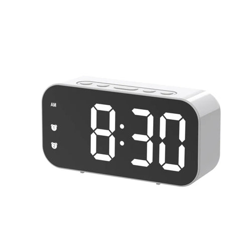Moderner LED-Wecker mit Temperaturanzeige und Dual-Alarmfunktion – Perfekt für Schlafzimmer, Büro und als stilvolle Nachttisch-Dekoration | Karnz