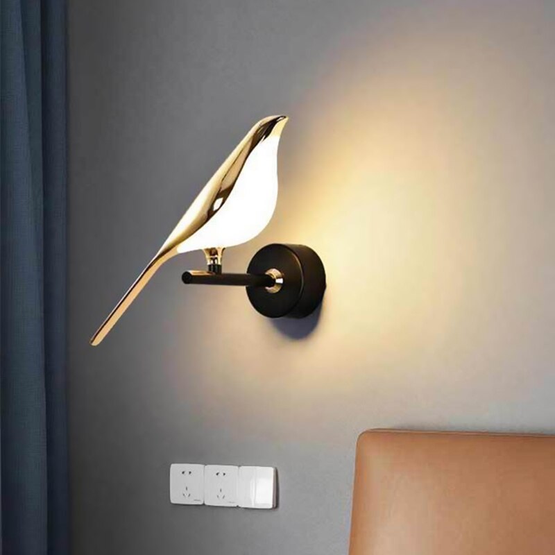 Karnz | Moderne nordische Wandvogel Lampe