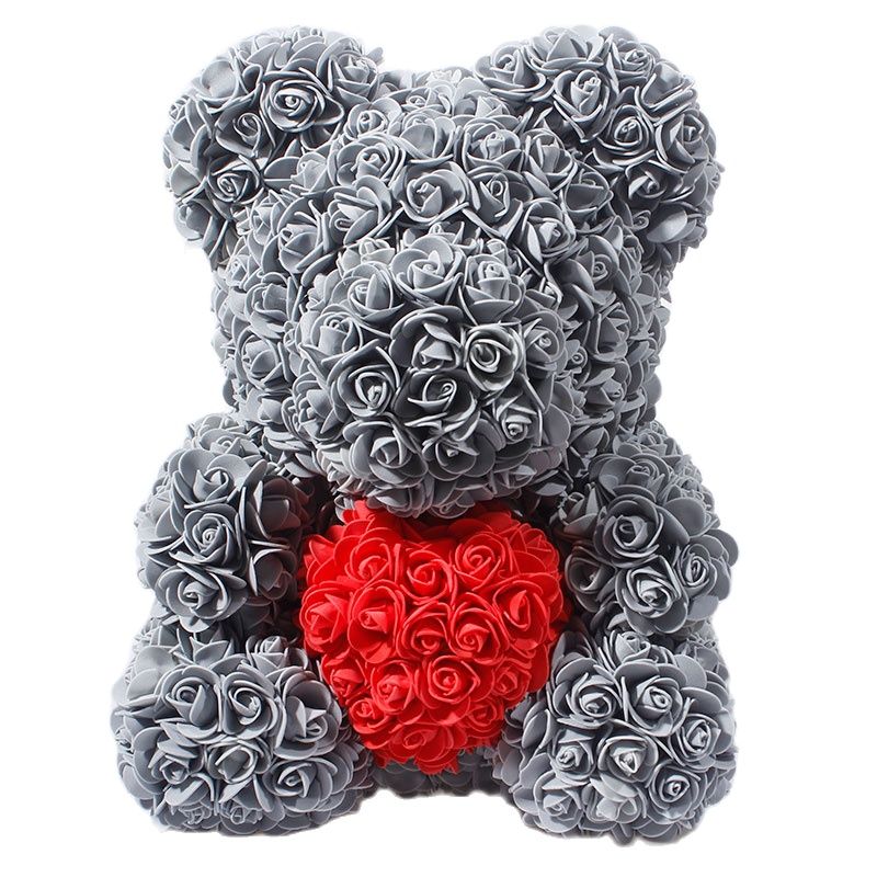 Karnz | Künstliche Rosenblumen Teddybär