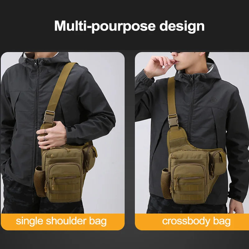 Multi-Taschen Crossbody Kompakt Wandern Brusttasche | Karnz