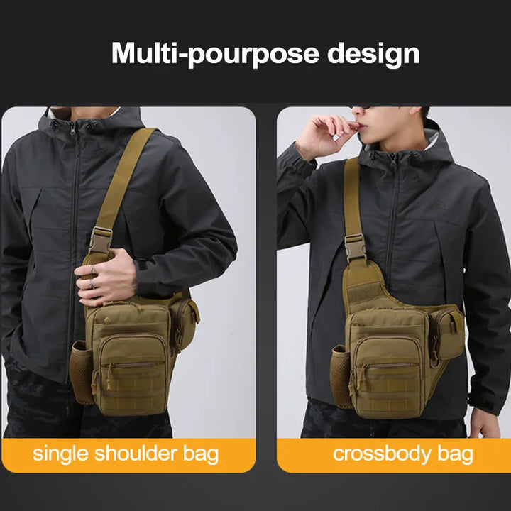 Multi-Taschen Crossbody Kompakt Wandern Brusttasche | Karnz