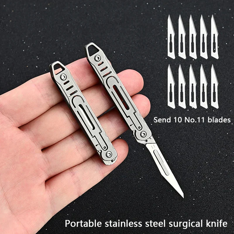 Karnz | Austauschbare Klingen Faltbares EDC-Messer
