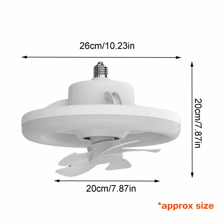 2in1 Radiant Rotating RC Deckenventilatorlampe | Karnz