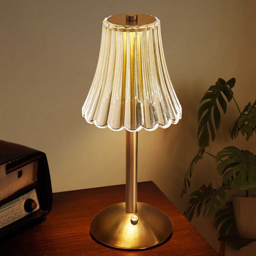 LED Retro Tischlampe USB aufladbar - BrillianceGlow | Karnz