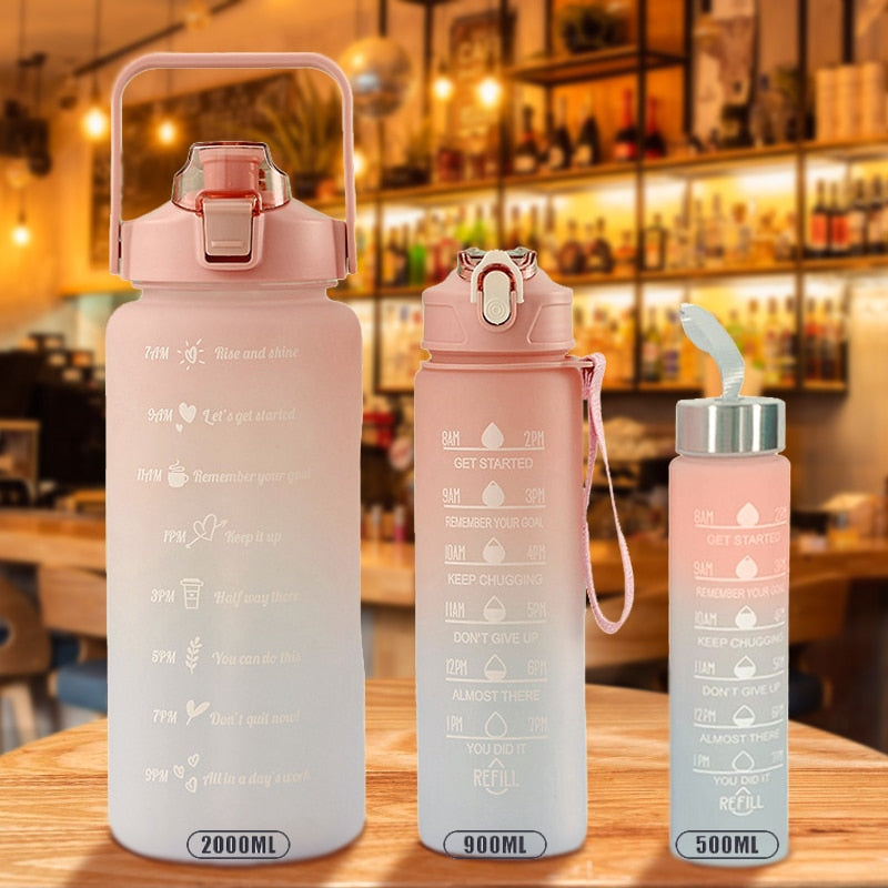All Day Hydrate Zeit Marker Wasserflasche | Karnz
