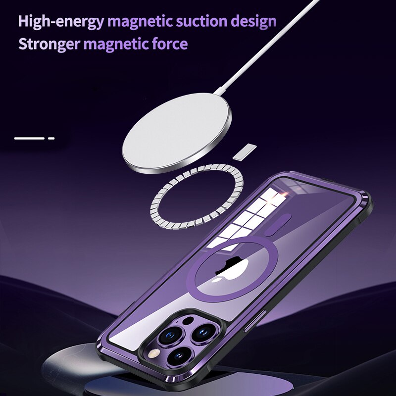 Karnz | Magische Rüstung Magnetisches Lade-iPhone-Hülle