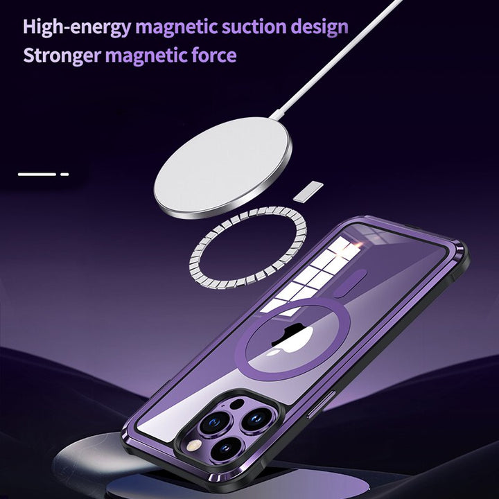 Karnz | Magische Rüstung Magnetisches Lade-iPhone-Hülle