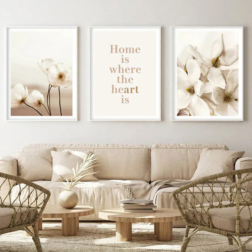 Einfache Natur Flora-Landschaft Galerie Wandkunst Fine Art Leinwanddrucke Minimalistische Nordic Bilder für das Wohnzimmer Skandinavische Wohnkultur | Karnz