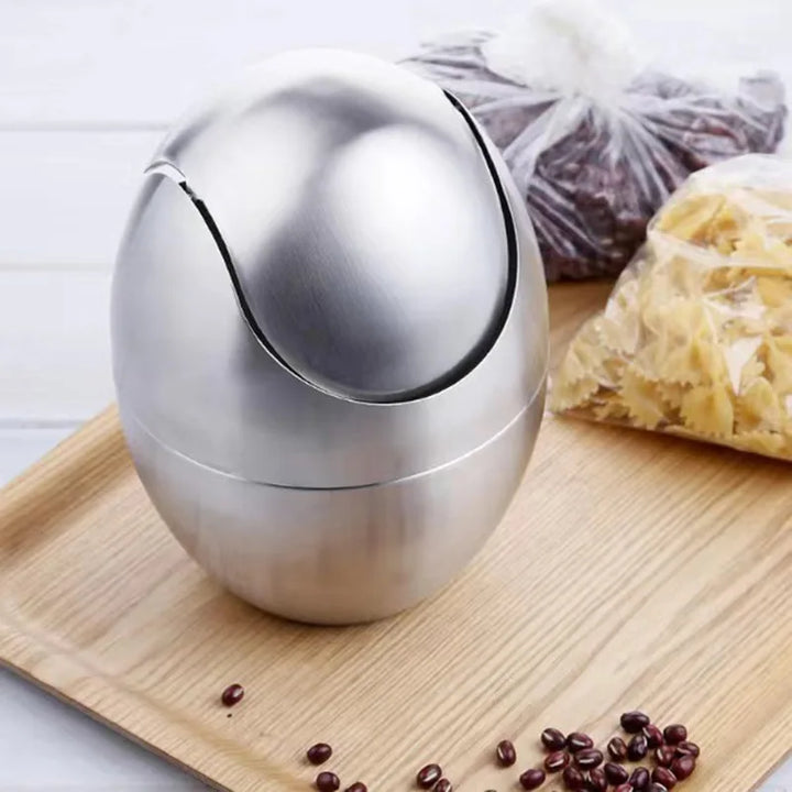 LuxBin Mini-Mülleimer aus Edelstahl Karnz