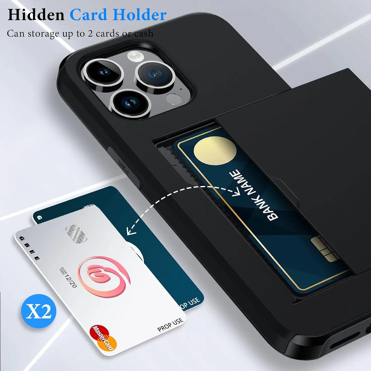 Sandsberg | iPhone-Hülle mit Kartenhalter | Schlankes Schutz- und Wallet-Design