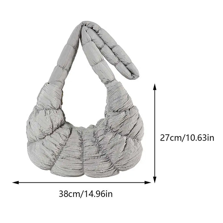 Puff Croissant Schultertasche