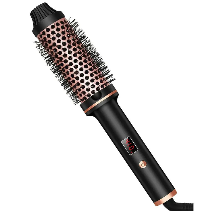 Karnz | Stylique 3-in-1 Ionen-Haarglätter & Lockenstab | Glätten, Wellen, Volumen | Anti-Verbrühungs-Bürste