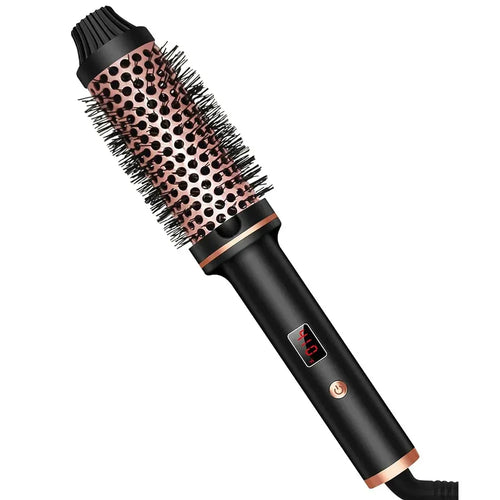 Karnz | Stylique 3-in-1 Ionen-Haarglätter & Lockenstab | Glätten, Wellen, Volumen | Anti-Verbrühungs-Bürste