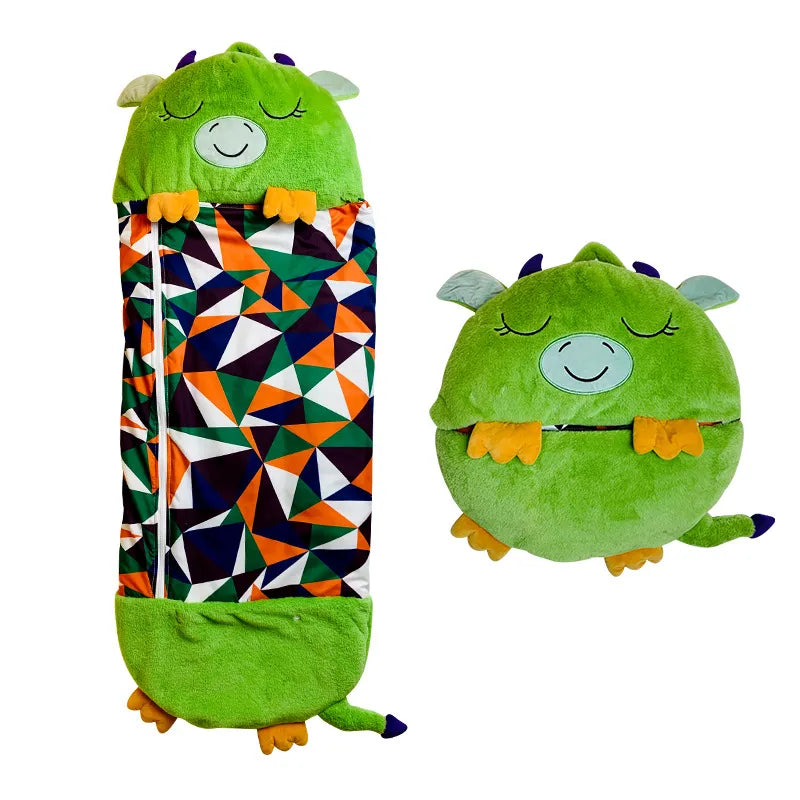 Plüschtier und Schlafsack in Einem für warme, sichere Nächte