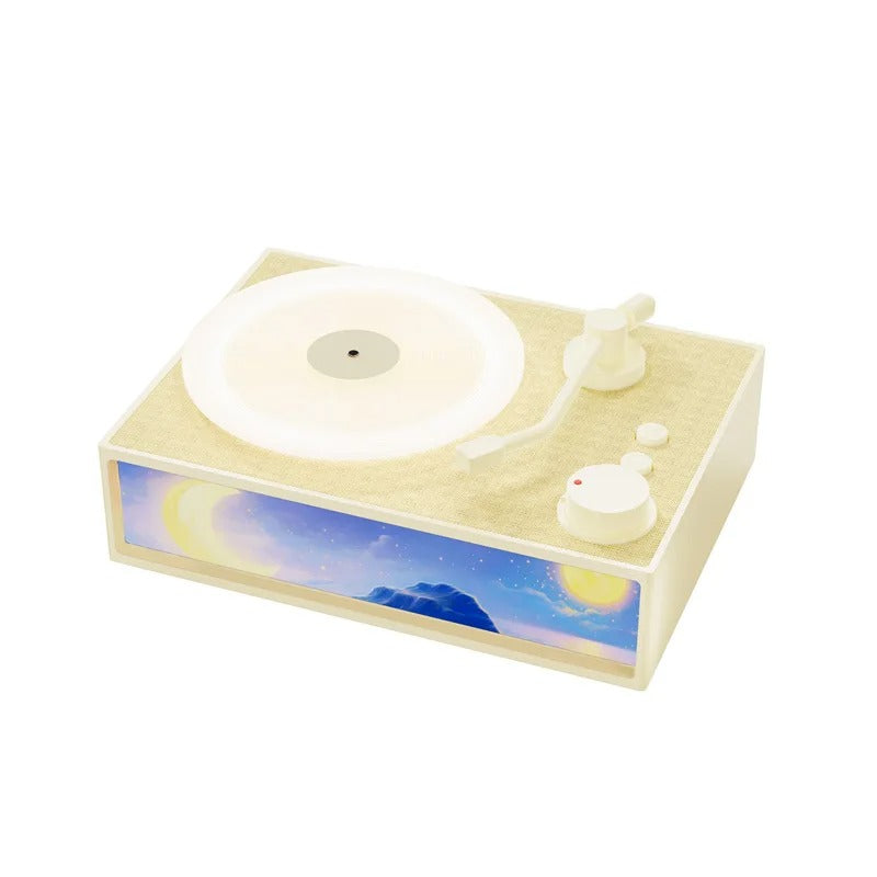 Vintage Design & LED-Stimmungsbeleuchtung Drahtloser Aromatherapie-Lautsprecher