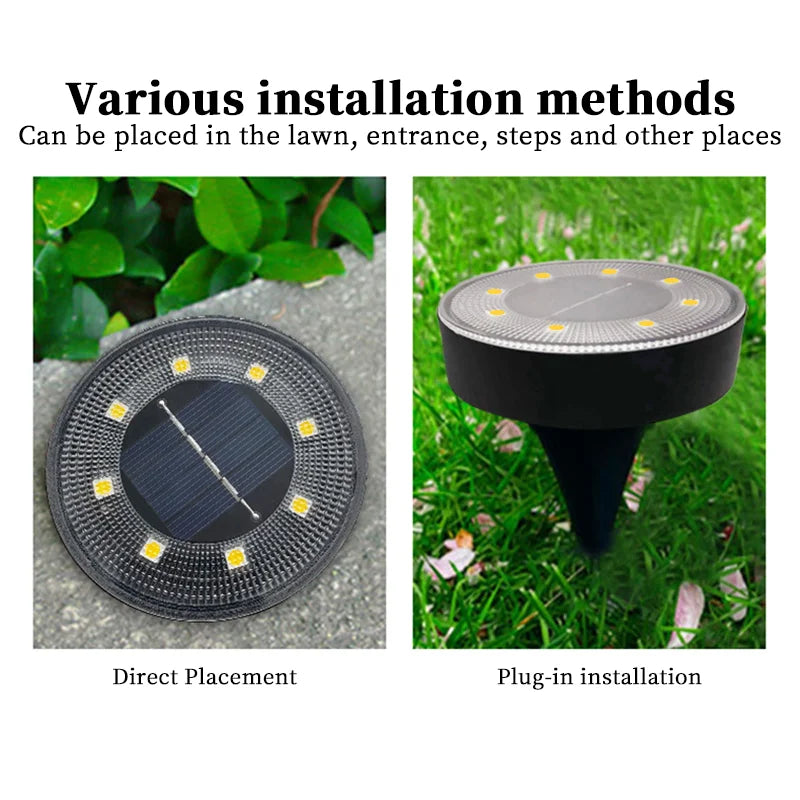 Karnz | Terraluna Solar Bodenleuchte LED | IP68 Wasserdicht | Automatische Lichtsteuerung | Für Garten, Weg & Terrasse