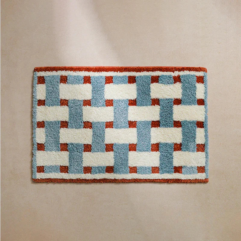 HeritageStep Bath Mat – Retro Badezimmermatte mit Antirutsch-Beschichtung & Weichem Plüsch | Karnz