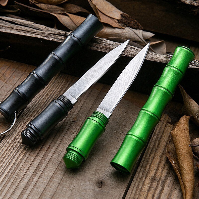 Bamboo Tragbares Selbstverteidigungs-Campingmesser | Karnz