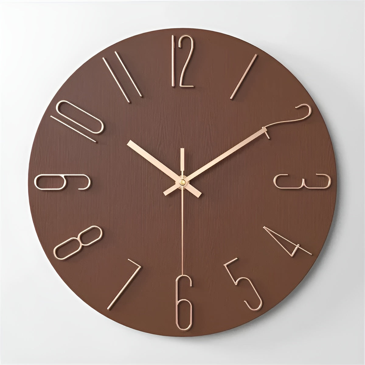 3D-Wanduhr – Modern und elegant | Dekorative Wanduhr für Wohnzimmer und Büro