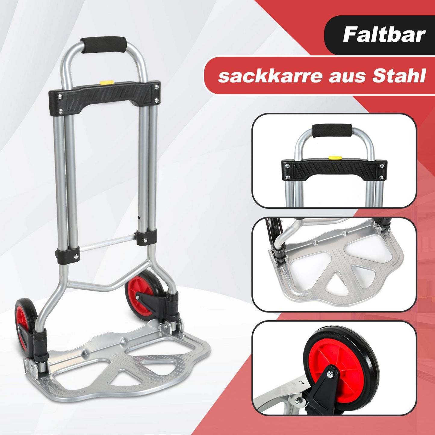Sackkarre Transportkarre klappbar 60 kg Tragkraft | Karnz