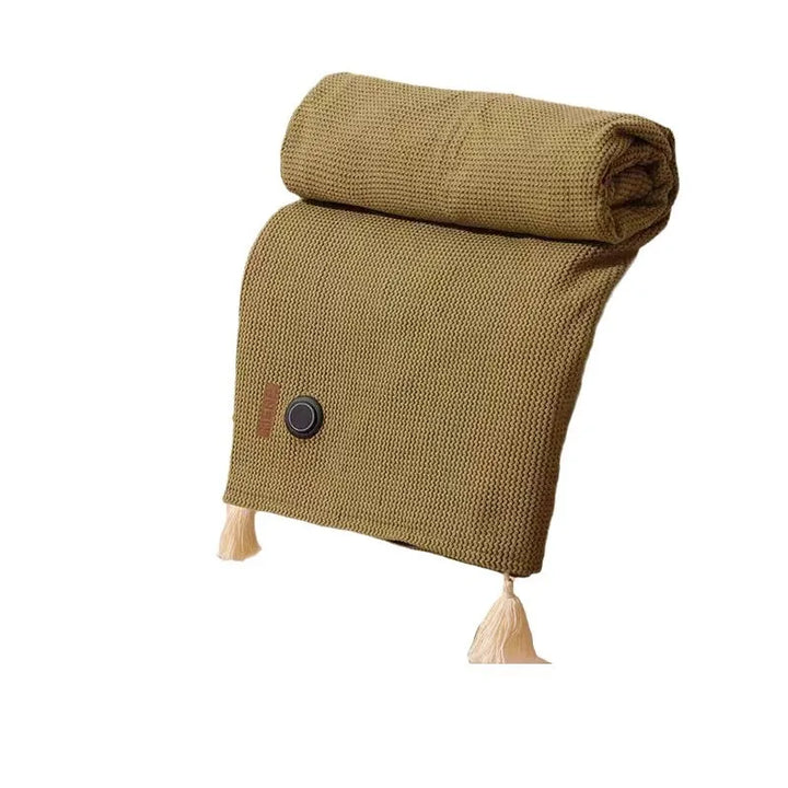 Sandsberg USB Heizdecke | Kabellose Reise-Wärmedecke mit 8 Zonen, 3 Stufen und Fleece