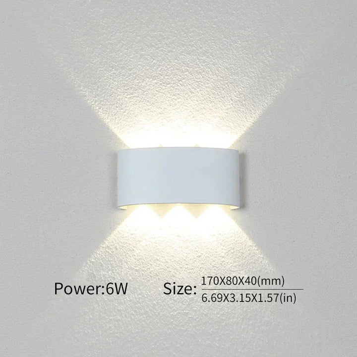 Moderne Beleuchtung, Innen- oder Außenbereich: Die vielseitige LED-Wandleuchte