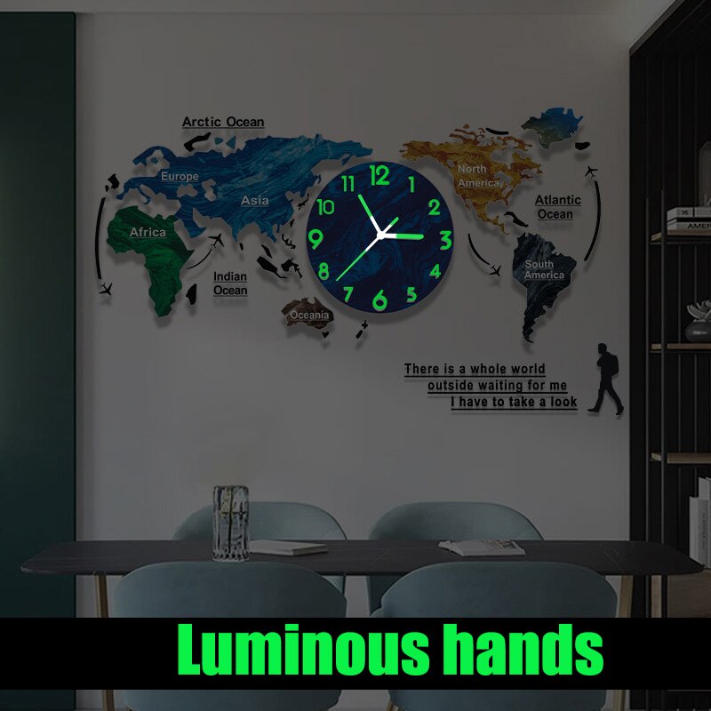 Karnz | Artsy Time Einzigartige Acryl 3D DIY Wanduhr