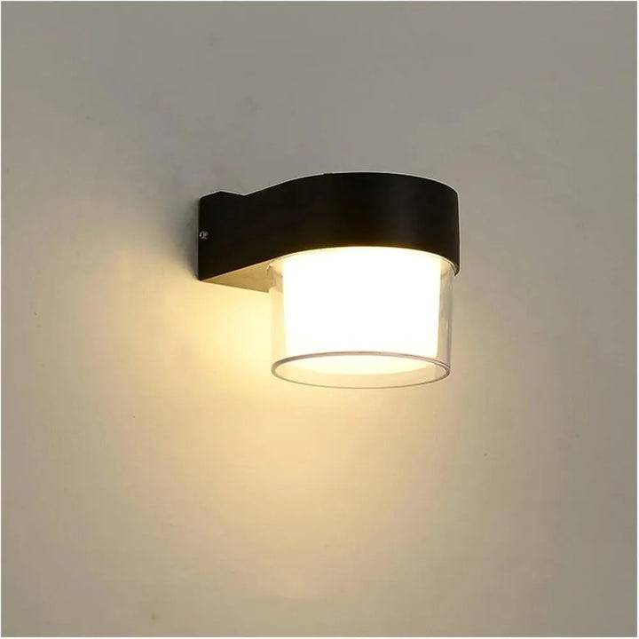Karnz | AuroBeam LED Außenwandleuchte | Wasserdicht IP65 | Modernes Design für Balkon, Garten & Eingang | 9W / 18W