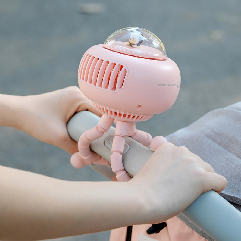 Tragbarer flexiKarnzer süßer Babywagenventilator | Karnz