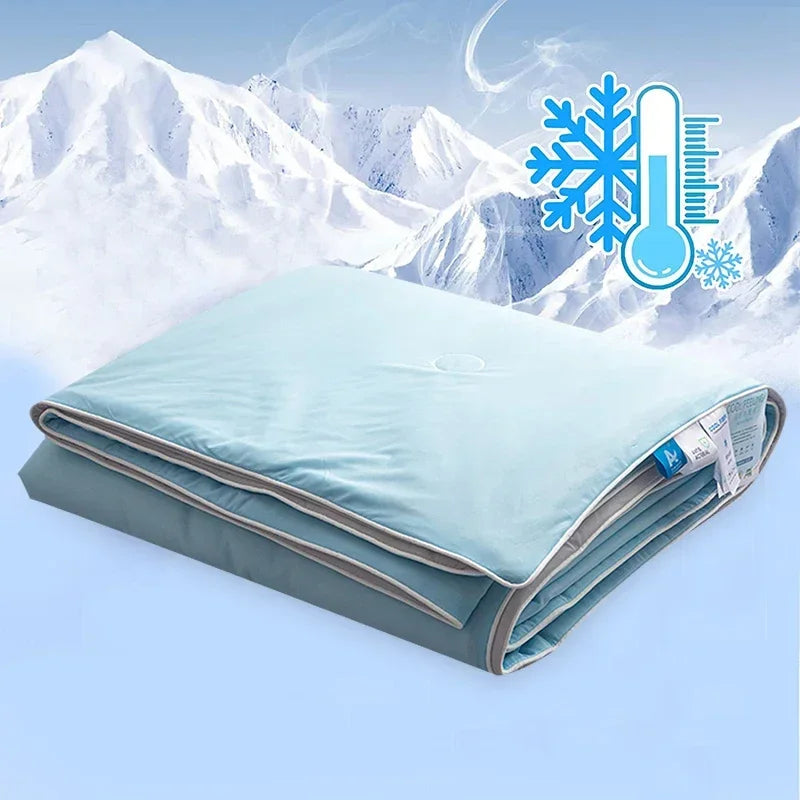 Air Condition Sommerdecke — Pure Color Eis-Seide Kühlende Decke, Leicht & Glatt Twin/Kingsize Bettdecke | Karnz
