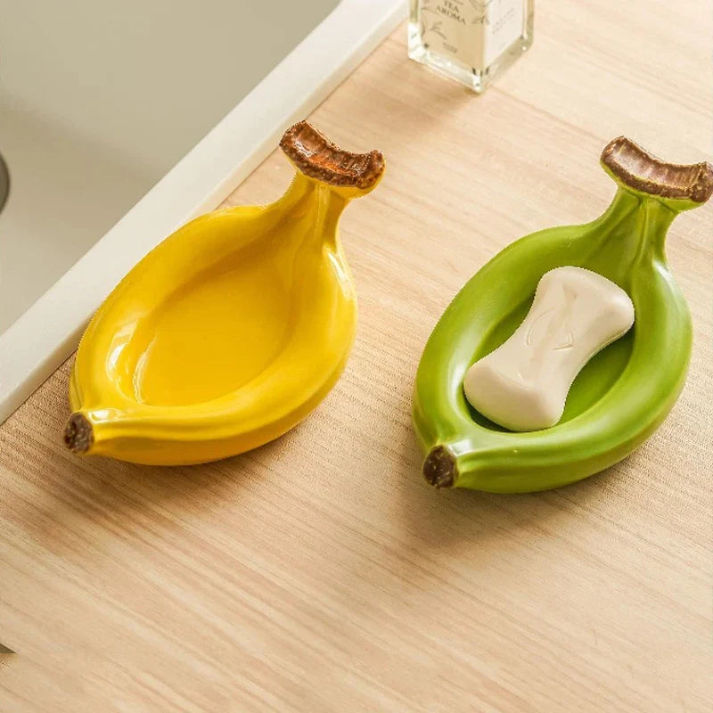 Kreative Keramische Bananenseifenbox | Karnz