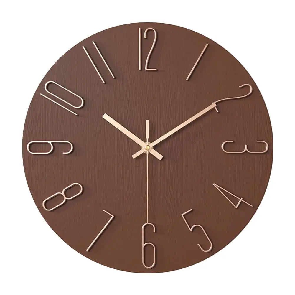 Stylische Designer-Wanduhr für elegante Innenräume