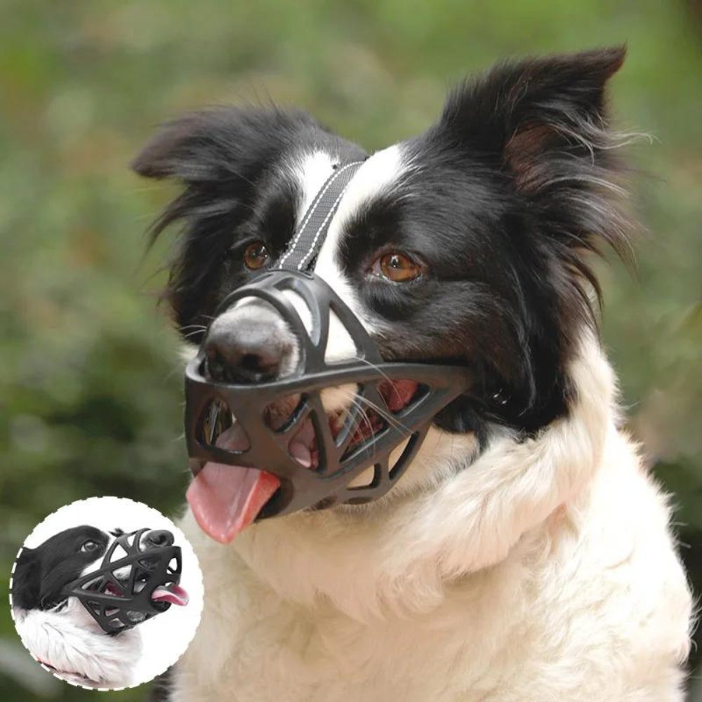 SafeBark Maulkorb für Hunde – Effektive Anti-Biss- und Anti-Bell-Lösung, Atmungsaktiv und Bequem | Karnz