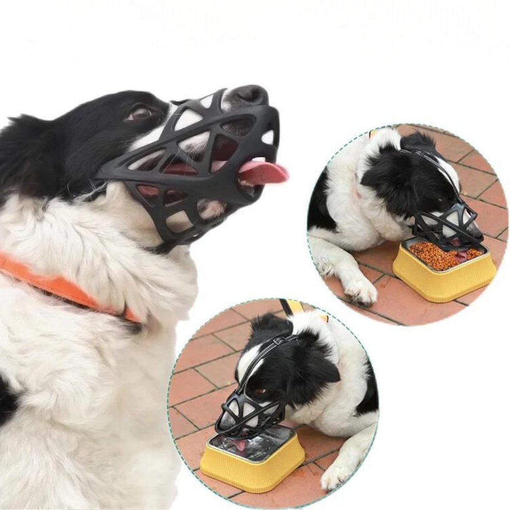 SafeBark Maulkorb für Hunde – Effektive Anti-Biss- und Anti-Bell-Lösung, Atmungsaktiv und Bequem | Karnz