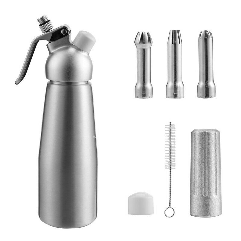 Sahnespender Alu mit 3 Düsen 500ml | Karnz