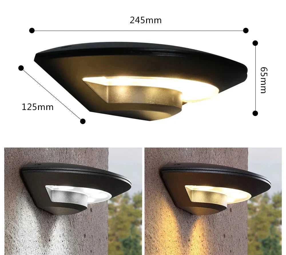Moderne LED Außenwandleuchte für Garten und Terrasse – Wetterfest, Energiesparend & Dekorativ | Karnz
