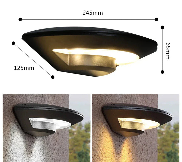 Moderne LED Außenwandleuchte für Garten und Terrasse – Wetterfest, Energiesparend & Dekorativ | Karnz