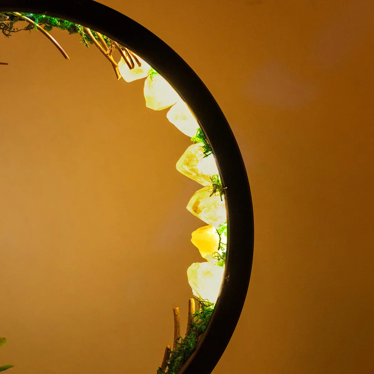 CrystalGlow Luxe Circle Nachtlampe | Karnz