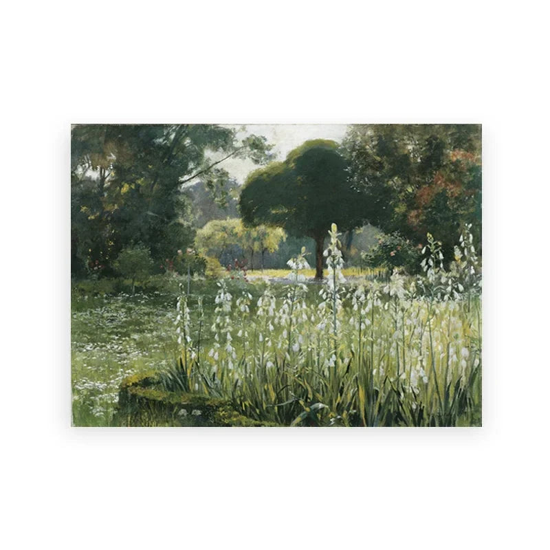 Klassische Vintage Sommer Landschaften Fine Art Leinwanddrucke Galerie Wandkunst Bilder für Wohnzimmer Esszimmer Schlafzimmer Wohnkultur | Karnz
