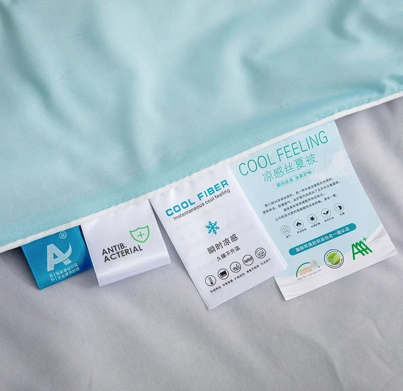 Air Condition Sommerdecke — Pure Color Eis-Seide Kühlende Decke, Leicht & Glatt Twin/Kingsize Bettdecke | Karnz