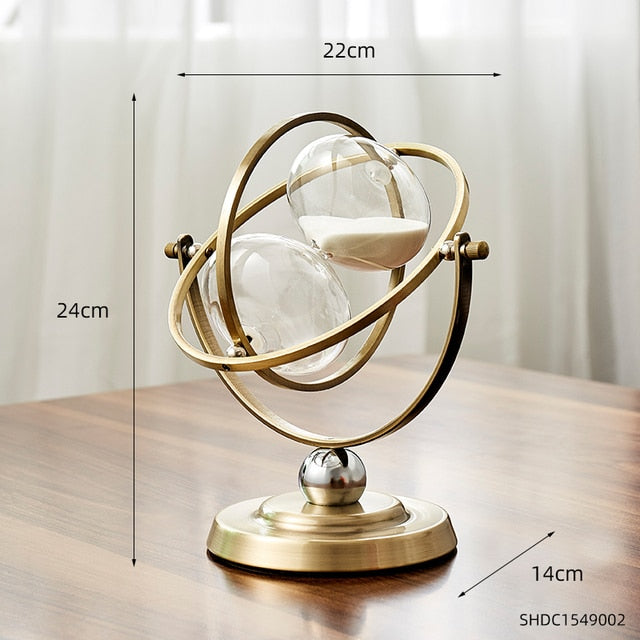 Time Charmer Metall Sanduhr Dekor | Karnz