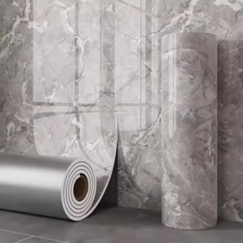 MarbleDream – Luxuriöse selbstklebende Marmor Wallpaper mit Schaumstofftextur Karnz