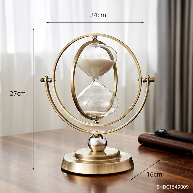 Time Charmer Metall Sanduhr Dekor | Karnz