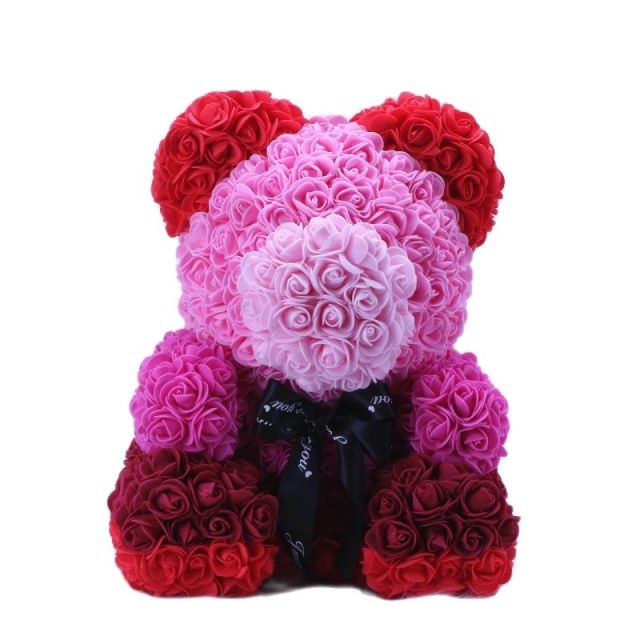 Karnz | Künstliche Rosenblumen Teddybär
