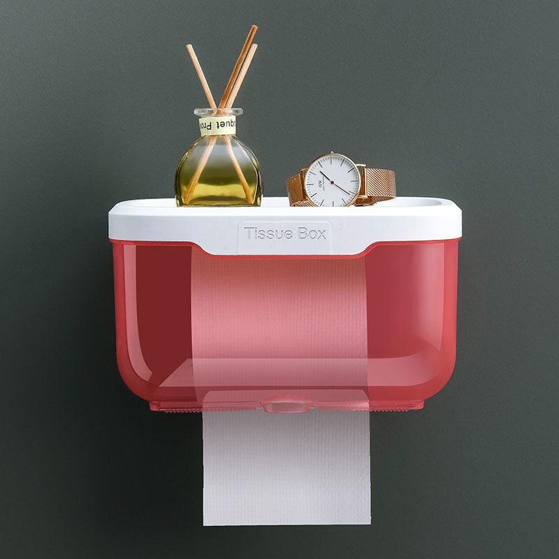 Wandmontierter Badezimmer-Organizer Taschentuchbox Halter | Karnz