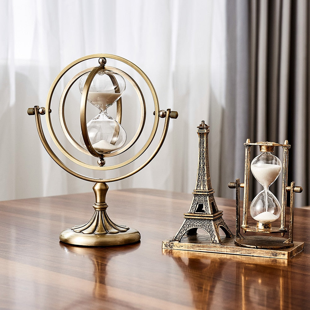 Time Charmer Metall Sanduhr Dekor | Karnz