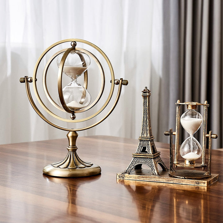 Time Charmer Metall Sanduhr Dekor | Karnz