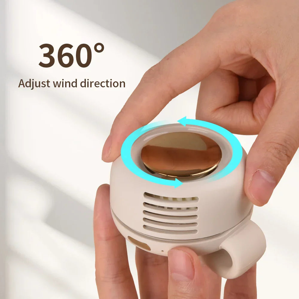 Clip-On Körper Wiederaufladbarer Taillen-Kühler Ventilator | Karnz